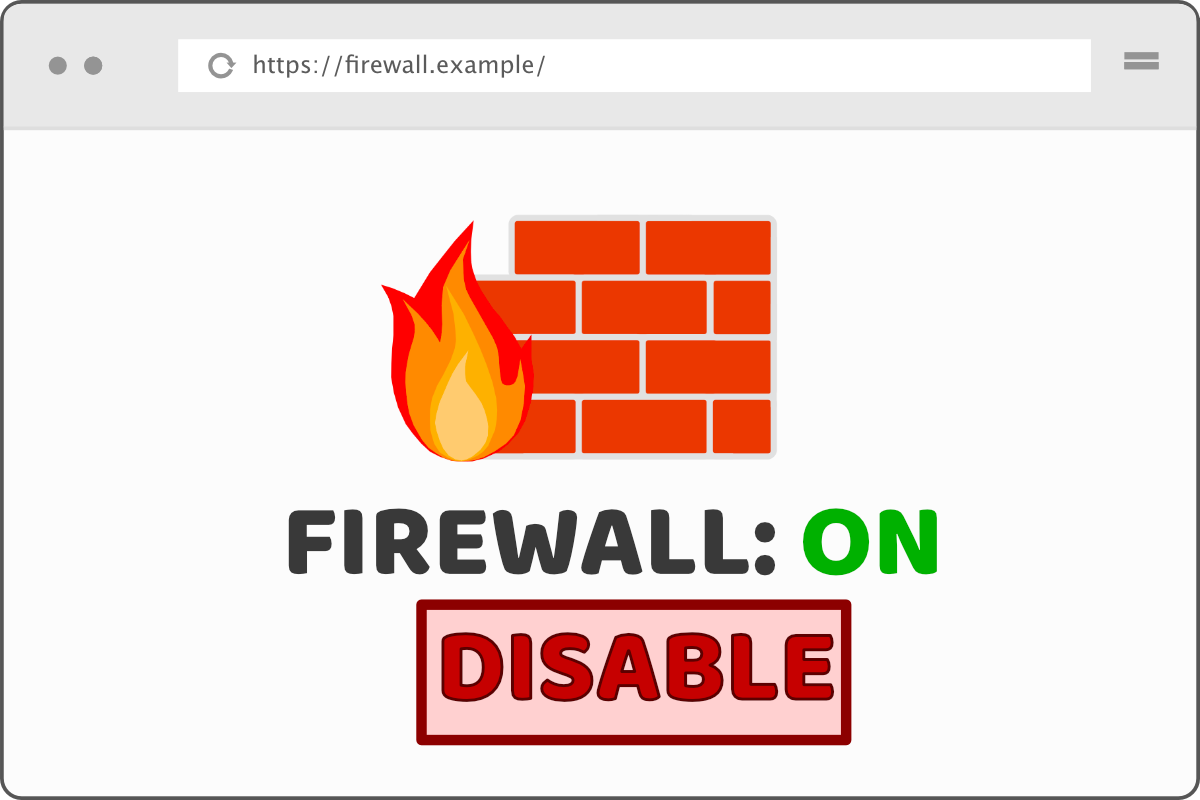 firewall admin page